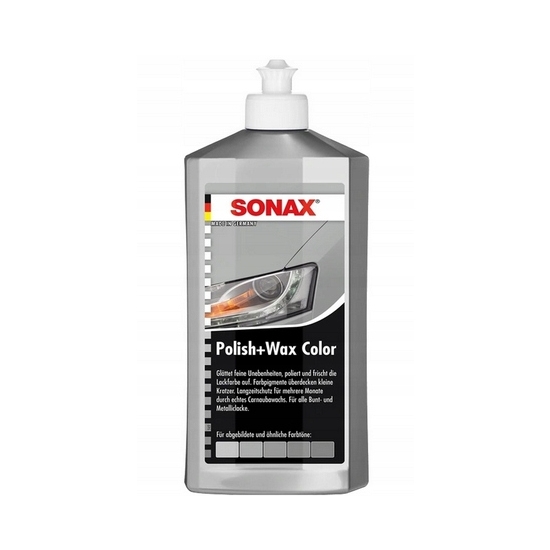 BIAŁY wosk koloryzujący Polish+Wax Color NANOTECHNOLOGIA SONAX 250 ml 944