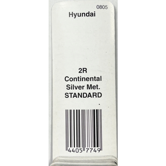 lakier BAZA HYUNDAI CONTINENTAL SILVER 2R 1LITR IXELL rozcieńczalnikowa 55