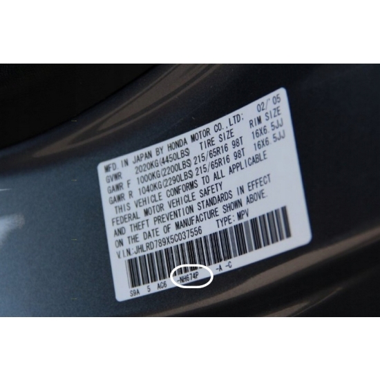 lakier BAZA XYRALIC HONDA COSMIC GREY NH674P 1 LITR rozcieńczalnikowa 55