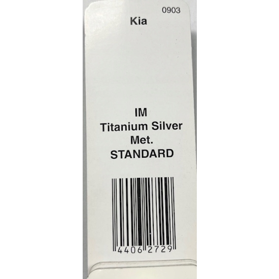 lakier BAZA KIA TITANIUM SILVER IM 1LITR IXELL rozcieńczalnikowa 55