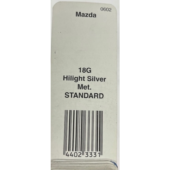 lakier BAZA MAZDA HIGHLIGHT SILVER 18G 1LITR IXELL rozcieńczalnikowa 55