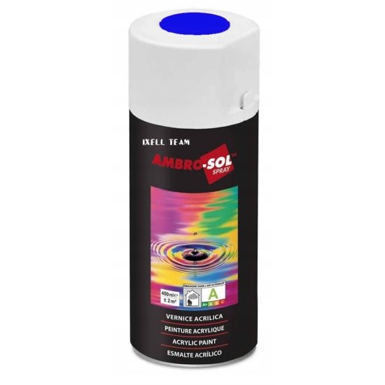 LAKIER AKRYLOWY SPRAY NIEBIESKI POŁYSK profesjonal-line HQ AMBROSOL 1233