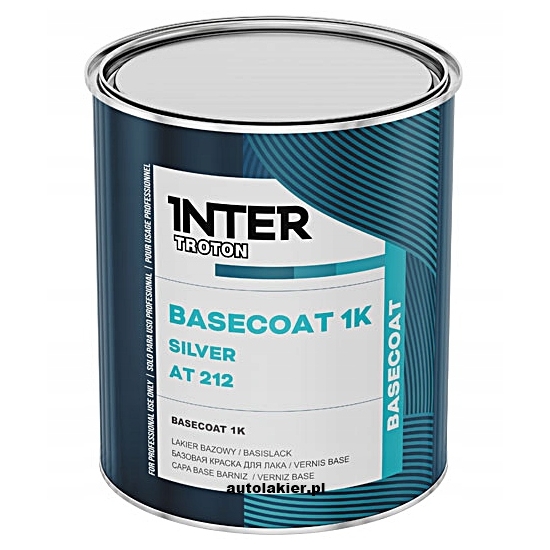 LAKIER BAZA SREBRO 418 drobne ziarno aluminium neutralny KĄT 1 litr 731