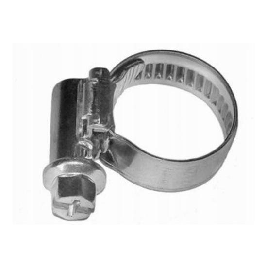 12 - 22 mm OPASKA ZACISKOWA ŚLIMAKOWA stal nierdzewna - mocna 1376