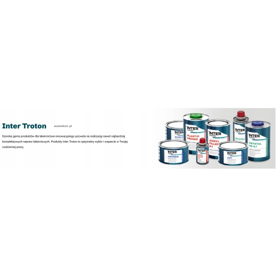 SZPACHLÓWKA wypełniająca 0,25 kg WZMOCNIONA WŁÓKNEM SZKLANYM Troton 727