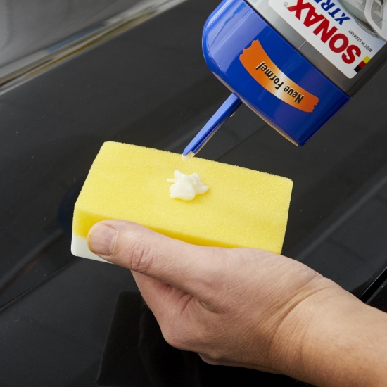 SONAX dwustronna GĄBKA APLIKATOR wosku, pasty, mleczka, pianki, żelu 377