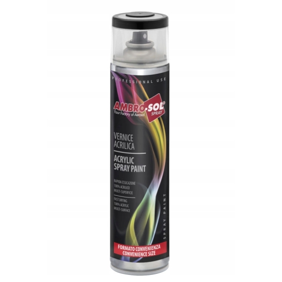 RAL 9005 matowy 600 ml SPRAY głęboki CZARNY HQ akrylowy AMBROSOL 1445