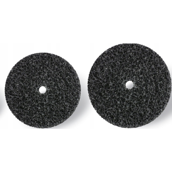 KRĄŻEK WŁÓKNINA 125 mm TWARDA WŁOSY MURZYNA na trzpień 12 mm BOLL 1339