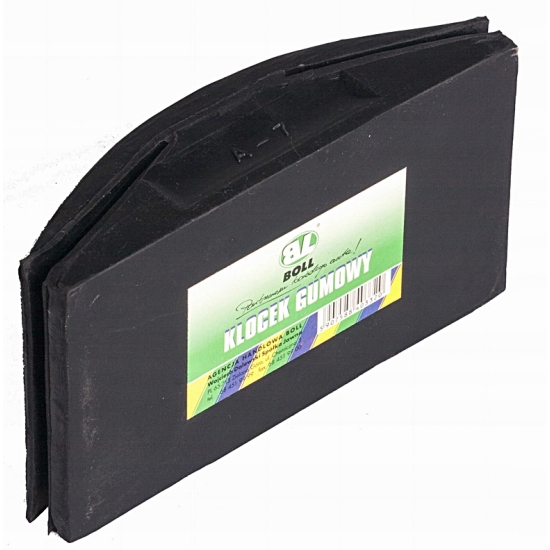 Elastyczny klocek gumowy do prac ściernych 130 mm x 70 mm BOLL 414