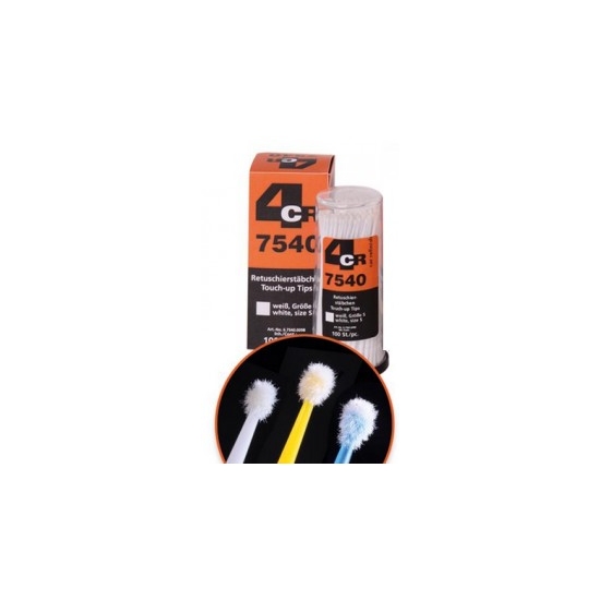 4CR PĘDZELKI PATYCZKI ZAPRAWKOWE dotykowe 3 rozmiary 1,0mm 2,0mm 3,0mm 1466