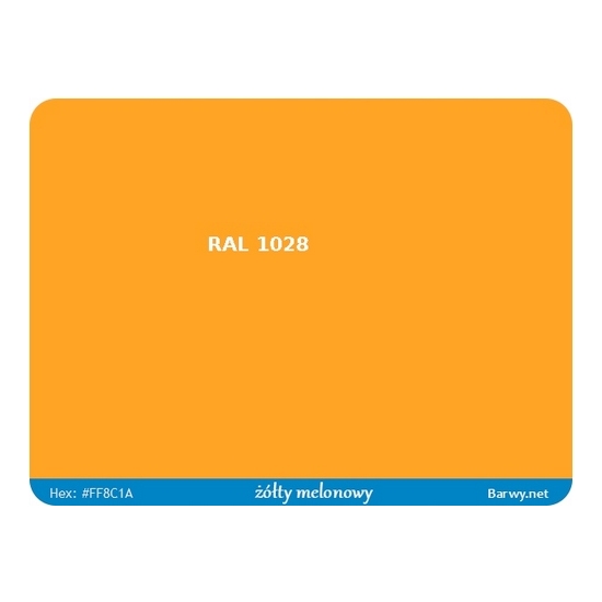 RAL 1028 ŻÓŁTY MELON lakier BAZOWY GRAVIHEL niemetaliczna baza 1 litr 338