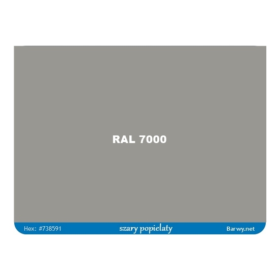 RAL 7000 SZARY lakier BAZOWY GRAVIHEL niemetaliczna baza 1 litr 338