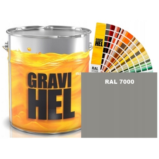 RAL 7000 SZARY lakier BAZOWY GRAVIHEL niemetaliczna baza 1 litr 338