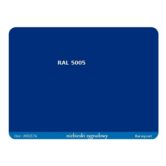 RAL 5005 NIEBIESKI SYGNAŁOWY BAZOWY GRAVIHEL niemetaliczny 1 litr 338