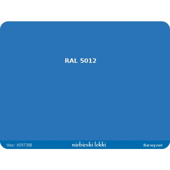 RAL 5012 niebieski jasny BAZOWY GRAVIHEL niemetaliczny 1 litr 338