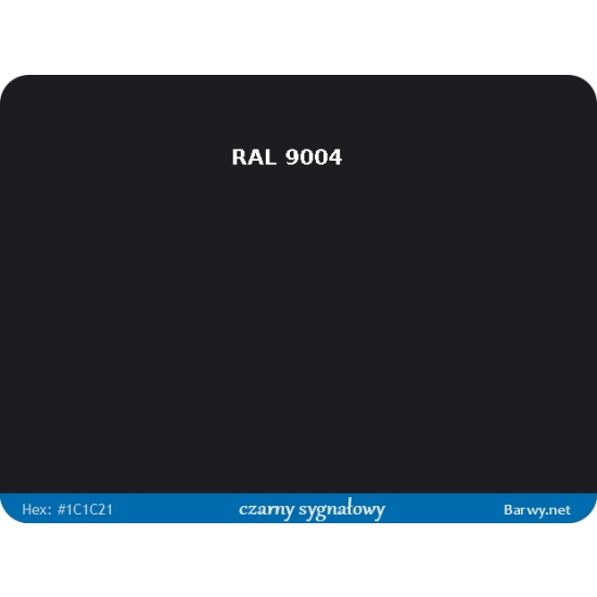 RAL 9004 czarny sygnałowy lakier BAZOWY GRAVIHEL niemetaliczna 1 litr 338