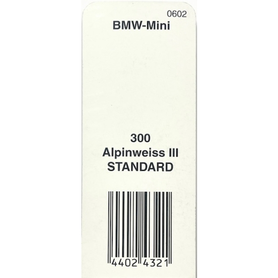 lakier BMW ALPINE WHITE III 300 1L IXELL AKRYL chemoutwardzalny 2K MS 55