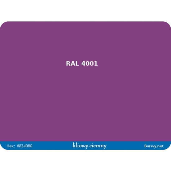 RAL 4001 LILIOWY CIEMNY lakier BAZOWY GRAVIHEL niemetaliczna baza 338