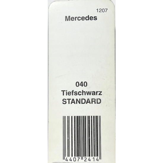 lakier MERCEDES SCHWARZ BALTIC BLACK 040 IXELL AKRYL chemoutwardzalny 55