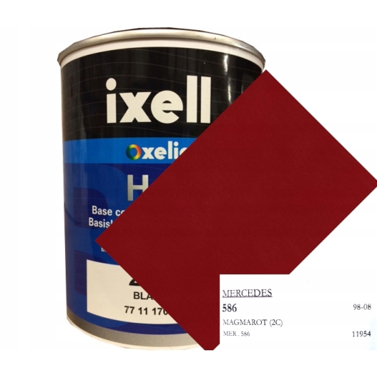 lakier AKRYL MERCEDES 586 MAGMAROT IXELL chemoutwardzalny 55