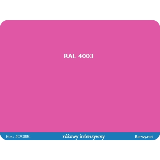 RAL 4003 różowy POŁYSK SPRAY 400ml profesjonal-line HQ AMBROSOL 1233