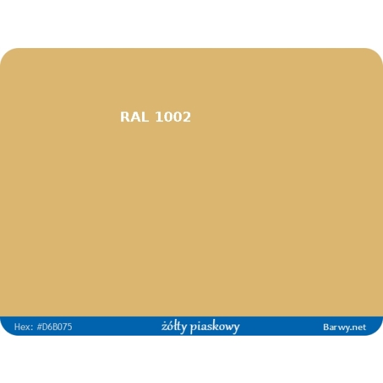 RAL 1002 LAKIER AKRYL SPRAY piaskowy MATOWY MILITARY 1233