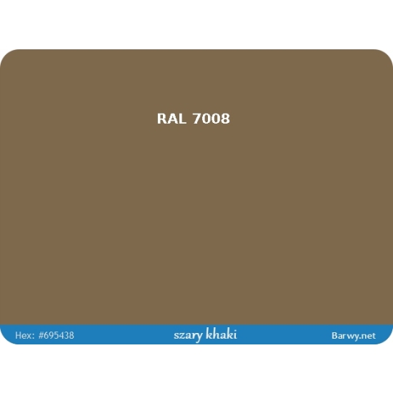 RAL 7008 LAKIER AKRYL SPRAY szary khaki MATOWY MILITARY army 1233