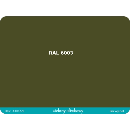 RAL 6003 LAKIER AKRYL SPRAY zielony oliwkowy MATOWY MILITARY army 1233