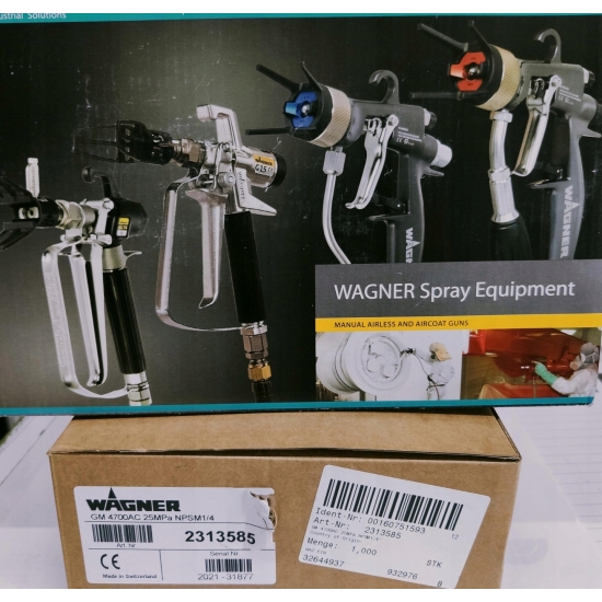 PISTOLET hydrodynamiczny WAGNER AC 4600 + 3 dysze 11/20 11/40 13/20