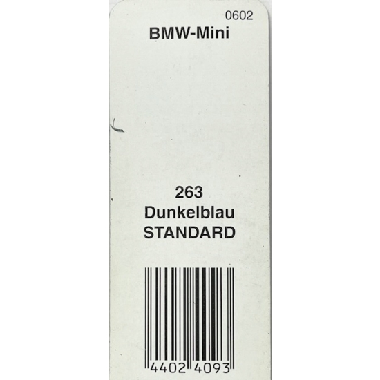 lakier AKRYLOWY BMW DUNKELBLAU 263 chemoutwardzalny IXELL 55