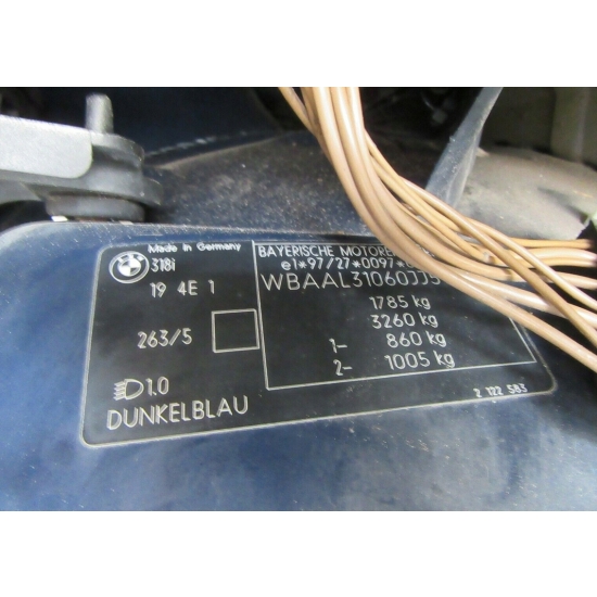 lakier AKRYLOWY BMW DUNKELBLAU 263 chemoutwardzalny IXELL 55
