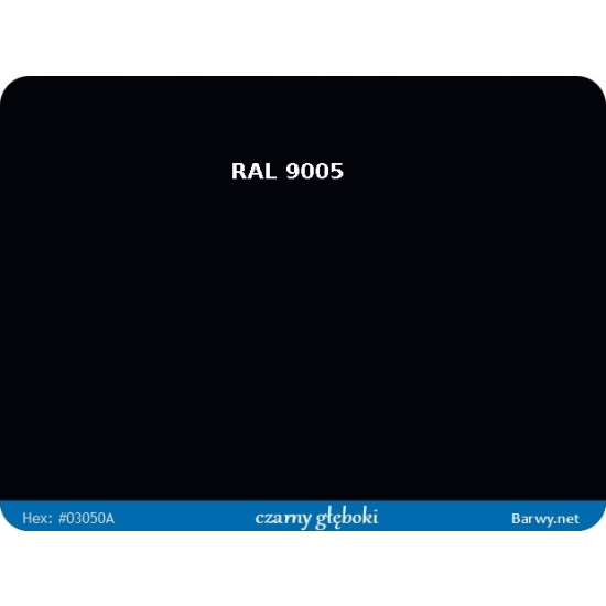 RAL 9005 czarny głęboki lakier EPOXYDOWY PÓŁPOŁYS na beton stal maszyny 602