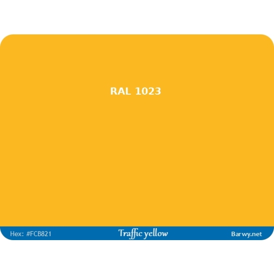 RAL 1023 ŻÓŁTY lakier EPOXYDOWY PÓŁPOŁYSK na beton stal maszyny 602