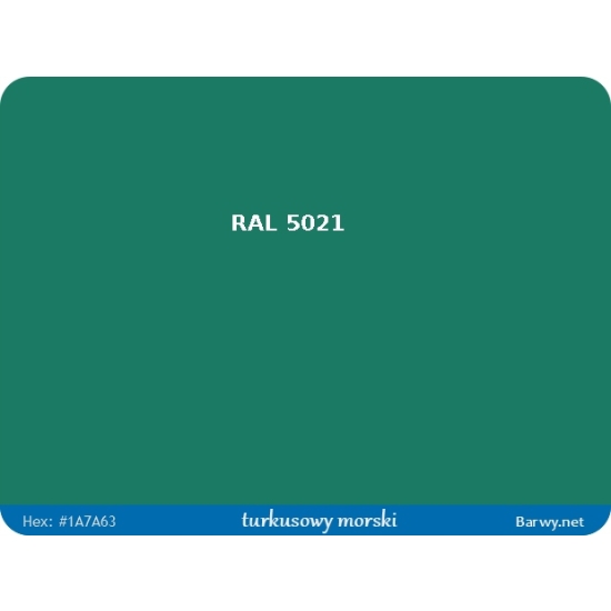 RAL 5021 WATER BLUE lakier BAZOWY GRAVIHEL niemetaliczna baza 338