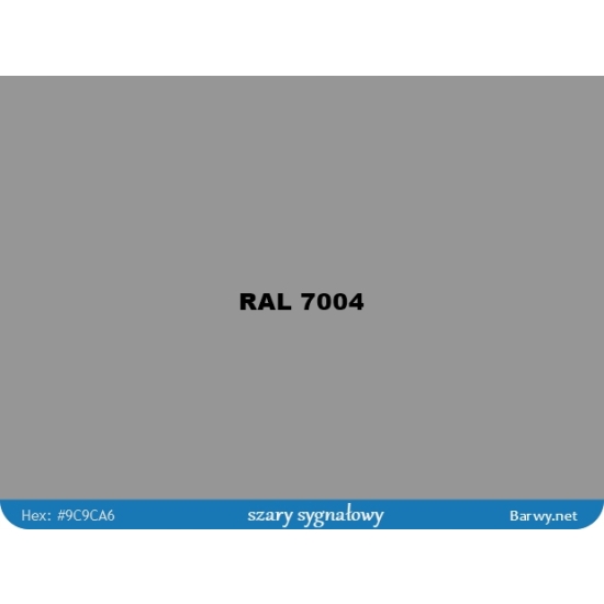 RAL 7004 SIGNALGRAU lakier BAZOWY GRAVIHEL niemetaliczna baza 338