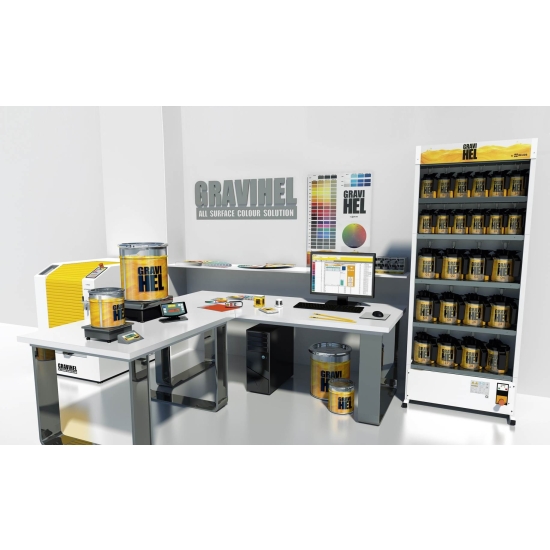 RAL 7015 SCHIEFERGRAU lakier BAZOWY GRAVIHEL niemetaliczna baza 338