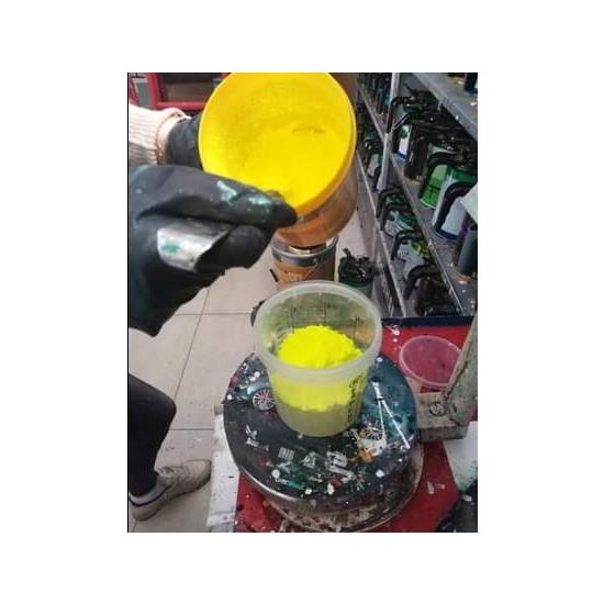 40 RAL 1026 żółty seledyn fluorescencyjny lakier bazowy 100ml Gravihel 1069