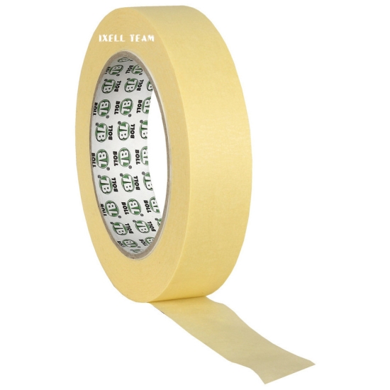 25 mm długość 50 metrów TAŚMA MASKUJĄCA PAPIEROWA do 90 stopni BOLL 91
