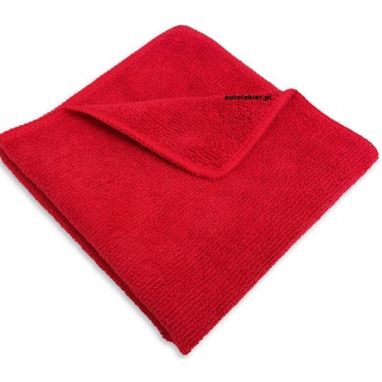 MIKROFIBRA RED 40x40 cm 350 gram idealna do polerowania, zbierania wody 619