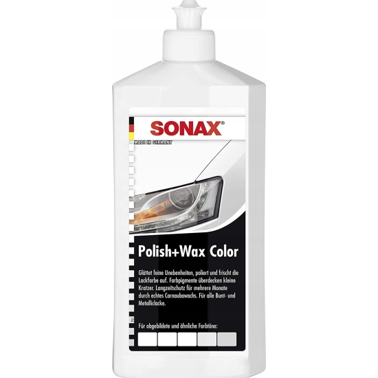 SONAX 500 ml wosk koloryzujący SREBRNY WOSK COLOR NANOTECHNOLOGIA PRO 936