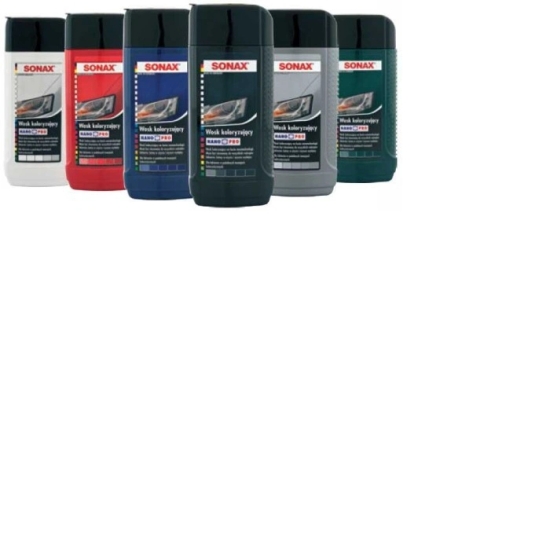 SONAX 500 ml wosk koloryzujący SREBRNY WOSK COLOR NANOTECHNOLOGIA PRO 936