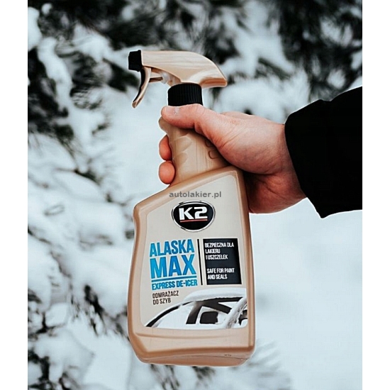 K2 ALASKA ODMRAŻACZ 700ml Odmraża szyby nawet w -70°C bardzo skuteczny 1107