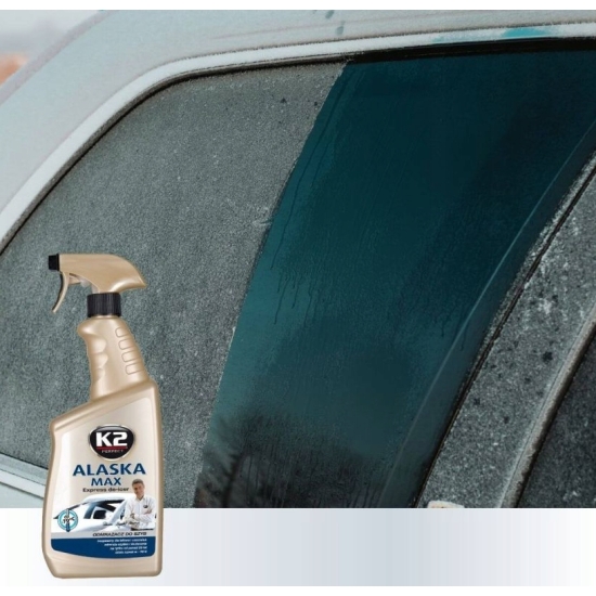 K2 ALASKA ODMRAŻACZ 700ml Odmraża szyby nawet w -70°C bardzo skuteczny 1107