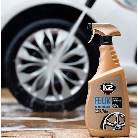 K2 FELIX 750 ml Skuteczny płyn do czyszczenia wszystkich felg kołpaków 530