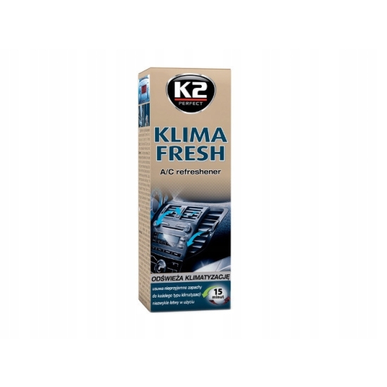 K2 KLIMA FRESH Odświeżacz klimatyzacji nabój 150ml usuwa zaopachy 407