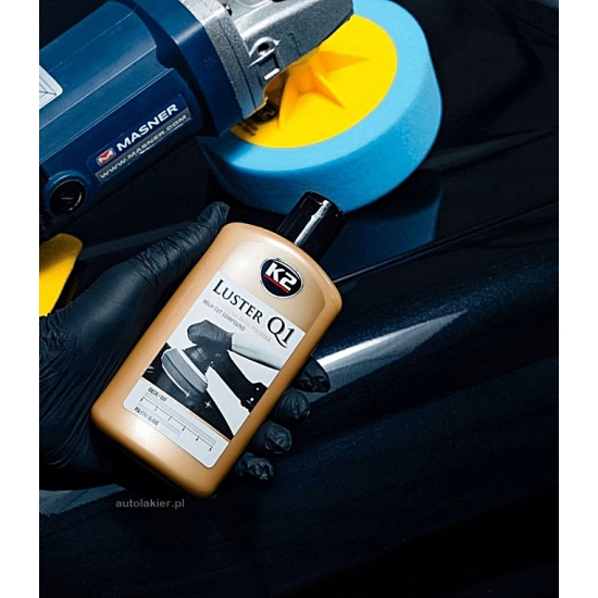 K2 LUSTER Q1 BIAŁY 250 g Mocno ścierna pasta polerska na duże rysy 209