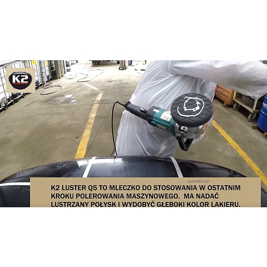 K2 LUSTER Q5 NIEBIESKA 250 g usuwa hologramy oraz mikrozarysowania 590