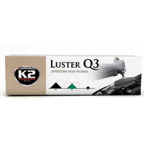 100 gramów K2 LUSTER Q3 ZIELONY Mocno ścierna pasta polerska -duże rysy 593