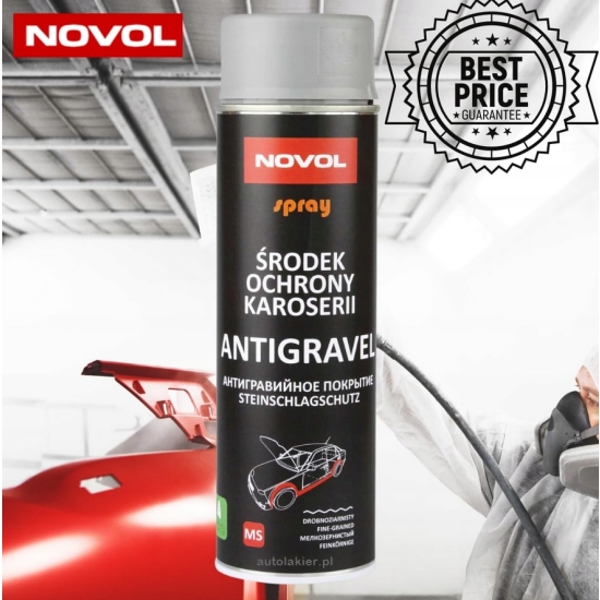 NOVOL BARANEK SZARY spray środek ochrony karoserii przed kamieniami 664
