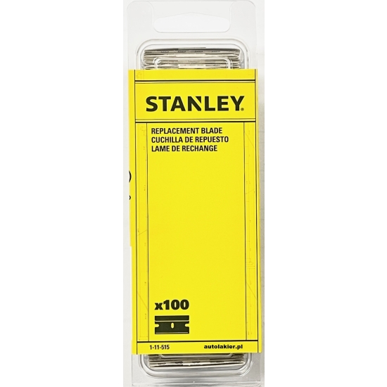 OSTRZE STANLEY 1-11-515 całe opakowanie 100 sztuk do noża - skrobaka 716